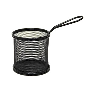 Chef`n CN-Кошничка за сервиране кръг 9x h9cm B2232 (181003 -1)(ЧЕРНО) (01981340)