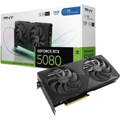 PNY GeForce RTX 5080 Dual Fan Slim OC 16GB GDDR7 256bit (VCG508016DFSXPB1-O)