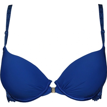 Geraldine Color bra s předním i zadním zapínáním modrá