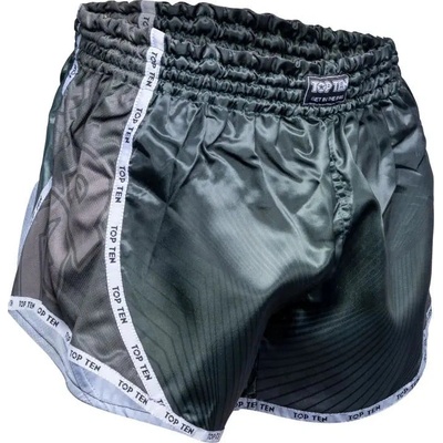 Top Ten trenky na kickbox "Vectory" zelená 18621-51