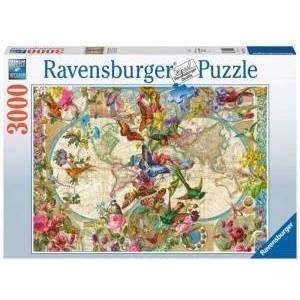 Ravensburger World Map of Flora and Fauna puzzle 3000pcs