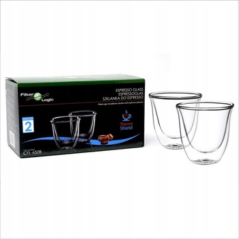 FilterLogic Filter Logic CFL 655B Espresso poháre na kavu 2 x 70 ml