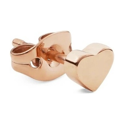 Daniel Wellington Bronzová single náušnice Srdiečko DW00400857