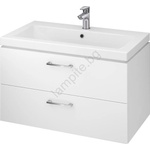 Cersanit S801-149-DSM - стенен шкаф за баня с мивка LARA 80 см, бял (CS0136)