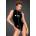 Noir Handmade F191 PVC Body with Deep Cut Shoulder Line and Long Metal 3-way Zipper L