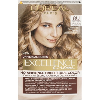 L'Oréal Excellence Creme Triple Protection 8U Light Blonde 48 ml