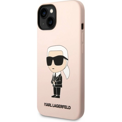 KARL LAGERFELD Liquid Silicone Ikonik NFT Заден протектор за iPhone 14 Plus Pink Karl Lagerfeld | Rozov | ЖЕНИ | UNI