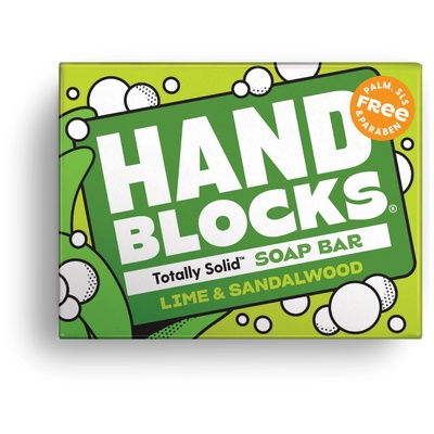 Shower Blocks Hand Soap - Lime & Sandawlwood Цвят: жълт