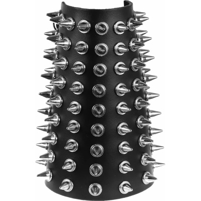 Black & metal кожа на гривната Конуси bwz-110