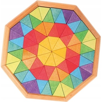 Grimm's Dřevěné puzzle osmihran oktagon 72 ks