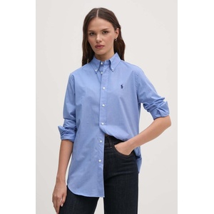 Ralph Lauren риза дамска от памук с еластан (211941509) - answear - 293,18 лв