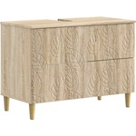 vidaXL Шкаф за мивка в баня DELFT Дъб сонома 82 x 41 x 59 см (897017)