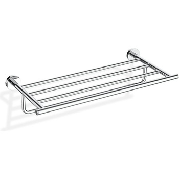 DECOR WALTHER Закачалка на релса за кърпи Basic с рафт хром (0531800)
