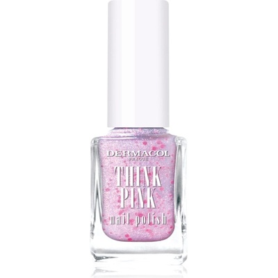 Dermacol Think Pink лак за нокти с блясък цвят 01 12ml