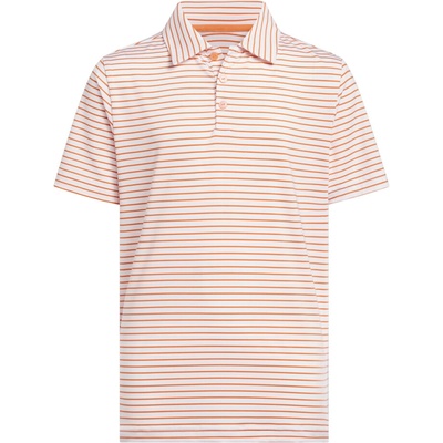 adidas Striped Polo White/Orange