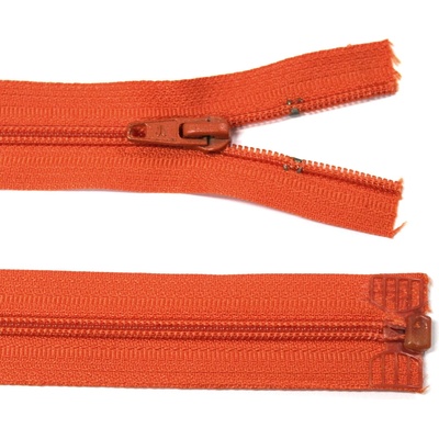 Spirálový zip no.3 rozepínací 55cm - více barev color: 557 oranžová