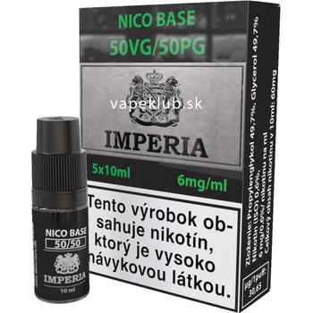 Imperia Nico Base PG50/VG50 6mg 5x10ml