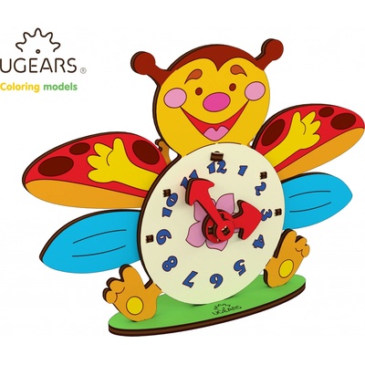 Ugears 30001 Hodiny postav a vymaľuj