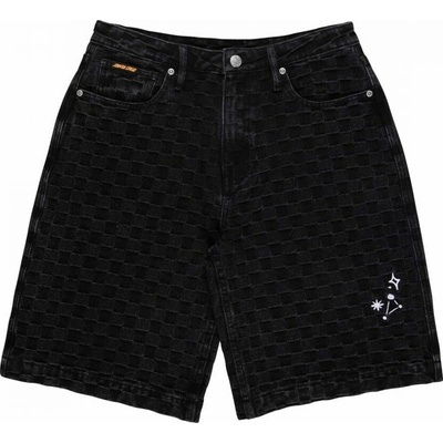 SANTA CRUZ kraťasy Split Sun shorts Black Wash Check