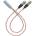 Dekoni Audio Ensemble DCA Hirose Plugs Braided PCUHD Y-Split Кабел за слушалки (CBZ-Y-PCU-DCA)