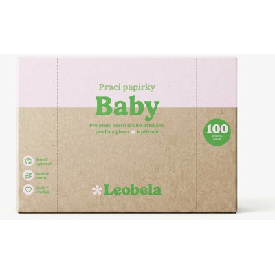 Leobela prací papírky Baby 100 ks