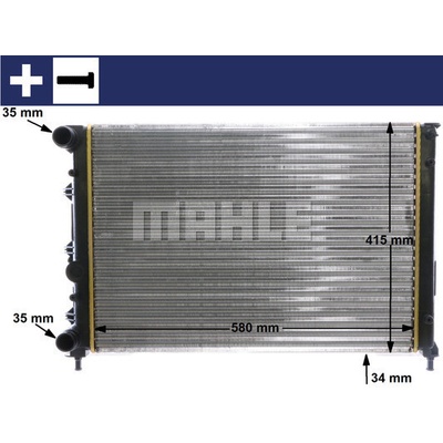 MAHLE Chladič, chlazení motoru CR1411000S