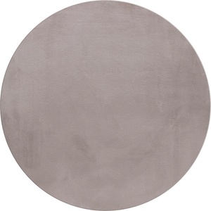 Ayyildiz Бежов кръгъл килим подходящ за пране ø 160 cm Pouffy - Ayyildiz Carpets (POUFFY1601605100BEIGE)