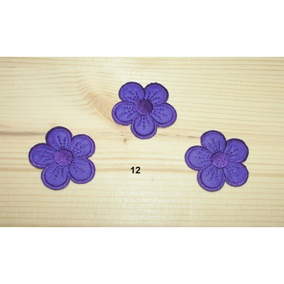 Nažehľovačka kvet priemer 3,5cm 12
