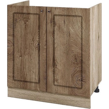 ИРИМ Долен кухненски шкаф за бордова мивка Сити АРФ-Дъб натурал-06-30 80 см