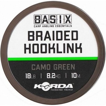 Korda šnúra Basix Braided Hooklink 10m 18lb