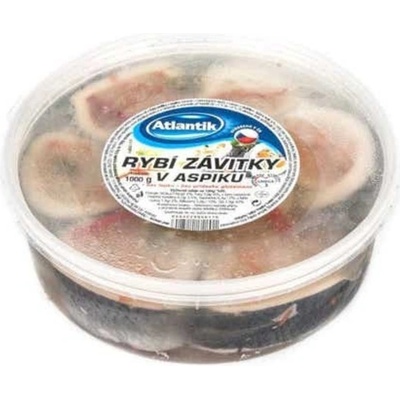 Atlantik Sleďové závitky v aspiku 1 kg – Zbozi.Blesk.cz