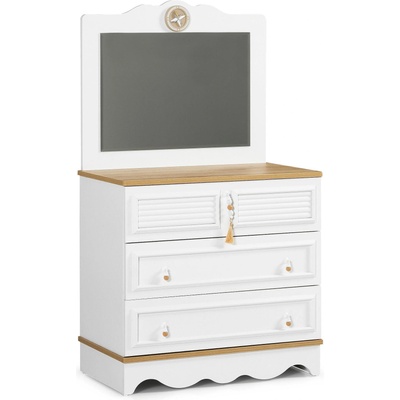 Скрин Luna бял и капучино