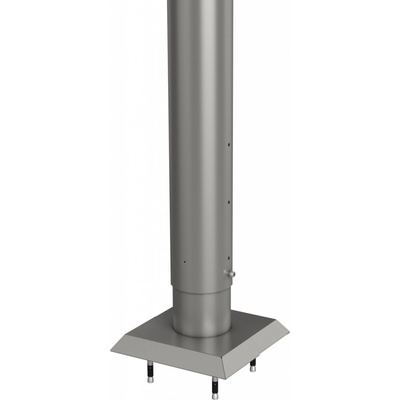 Biohort Kotviaca pätka pre plný plot s hmoždinkami, kremeňovo sivá, 180 cm