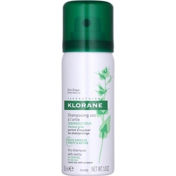 Klorane Nettle suchý šampon pro mastné vlasy Dry Shampoo with Nettle 50 ml
