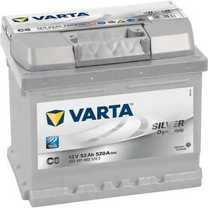 VARTA C6 Silver Dynamic 52Ah EN 520A right+ (552 401 052 3162)