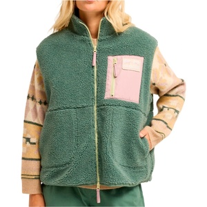 Billabong Дамски поларен елек Billabong Women's Wild Forest Fleece vest - Stormy Seas - размер XL (132-1721-0115)