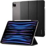 Spigen Liquid Air Folio Case - силиконов (TPU) кейс с висока степен на защита и поставка за iPad Pro 11 M2 (2022), iPad Pro 11 M1 (2021) (черен)