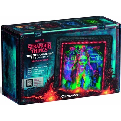 Clementoni Svietiace metamorfické Stranger Things Vecnovo prekliatie 520 dielov