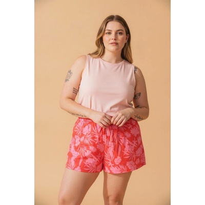 Boohoo dámské kraťasy s potiskem květinové volnočasové