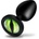 Creature Cocks Creature Eye Green Eye Silicone Butt Plug Small