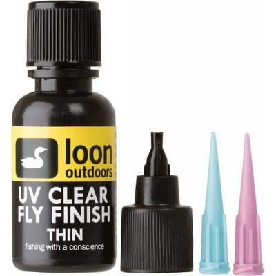 Loon Outdoors UV lak Clear Fly Finish Thin řídký