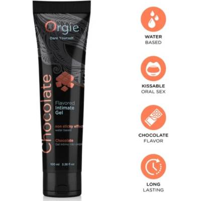 Orgie Lube Tube Chocolate 100 ml