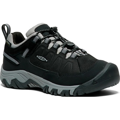 KEEN Мултиспорт обувки Keen Youth's Targhee IV Low WP Multisport shoes - Black / Steel Grey - размер 35 (EU) (702-3655-0113)