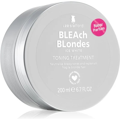 Lee Stafford Bleach Blondes Ice White маска за коса неутрализиращ жълтеникавите оттенъци 200ml