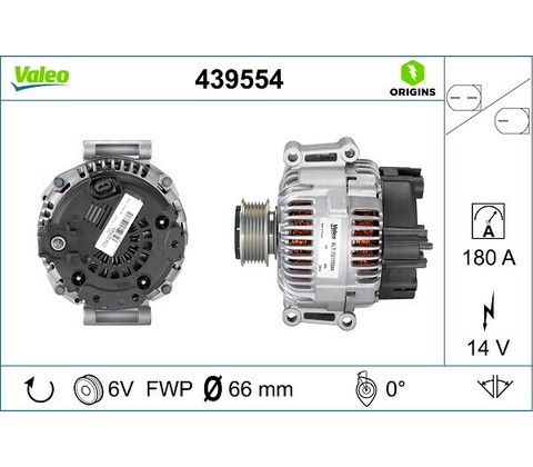 Alternátor VALEO 439554