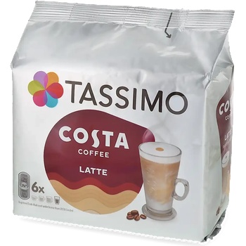 Costa | Latte - 6 капсули кафе + 6 капсули мляко за Tassimo