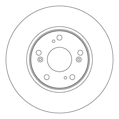 TRW Brzdový kotouč - 282 mm TRW DF4610