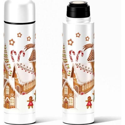 Toro Nerezová termoska so stop ventilom 500 ml perničková dedinka