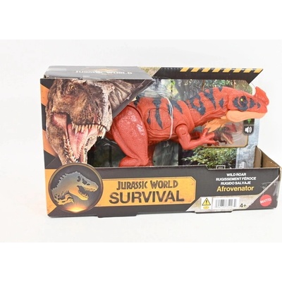 Mattel Jurský svet revúci dinosaurus Afrovenator svetlo a zvuk JKL76