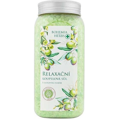 Bohemia Gifts & Cosmetics Bylinná sol do kupela oliva 900 g